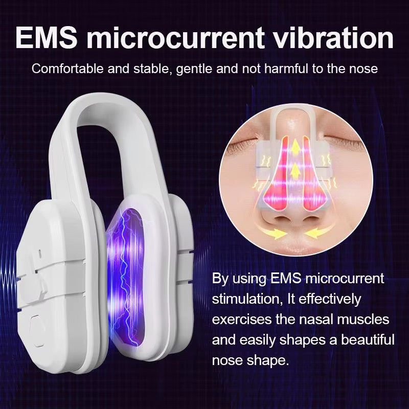 EMS Nose Clip - Microcurrent Nose Shaper & Lifting Device (5-Speed Adjustable)